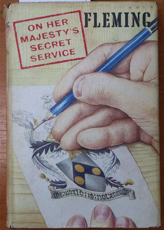 Fleming, Ian - On Her Majestys Secret Service, 1st edition, with unclipped d.j., with 2 inch tear to spine